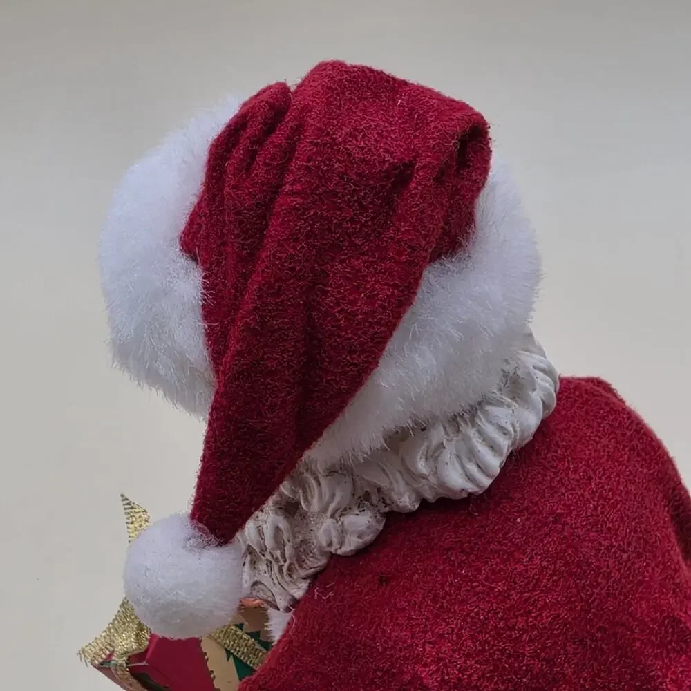 Possible Dreams Clothtique Peace Santa Hidden Message in Beard 2 Pc Set Dept 56